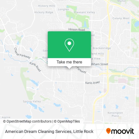 Mapa de American Dream Cleaning Services