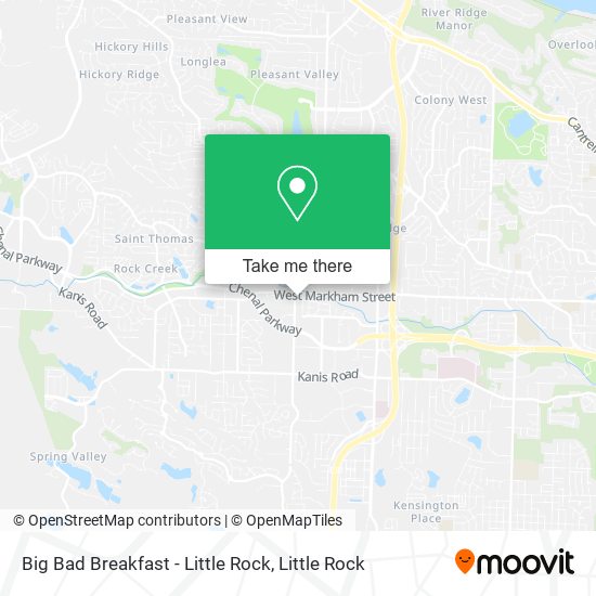 Mapa de Big Bad Breakfast - Little Rock