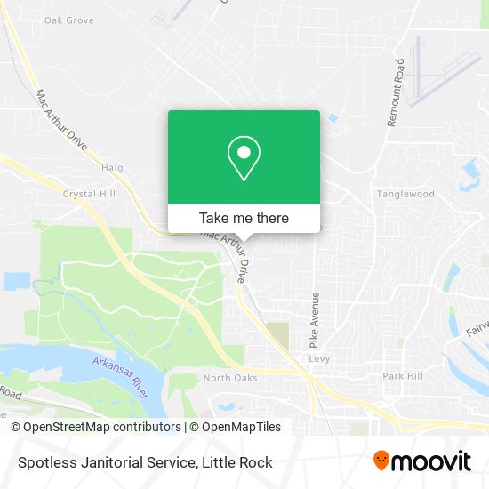 Spotless Janitorial Service map