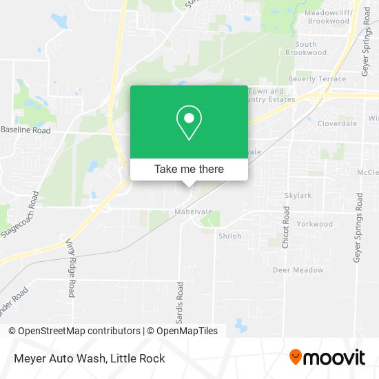 Meyer Auto Wash map