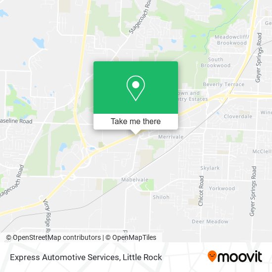 Express Automotive Services map