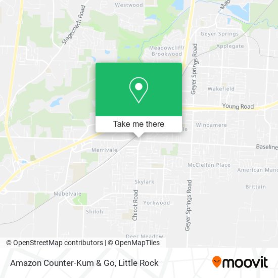 Amazon Counter-Kum & Go map