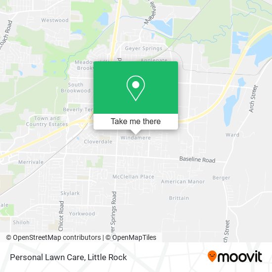 Personal Lawn Care map