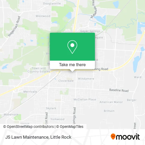 JS Lawn Maintenance map