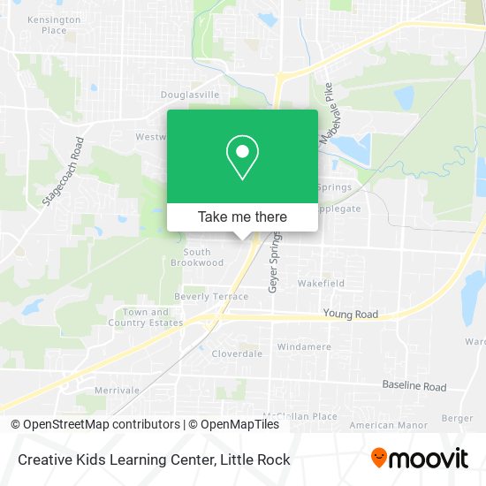 Mapa de Creative Kids Learning Center