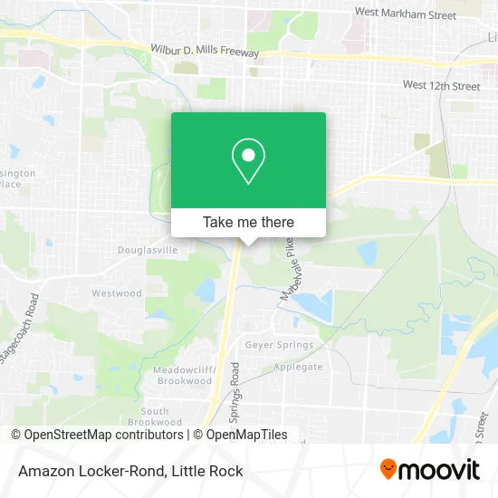 Amazon Locker-Rond map