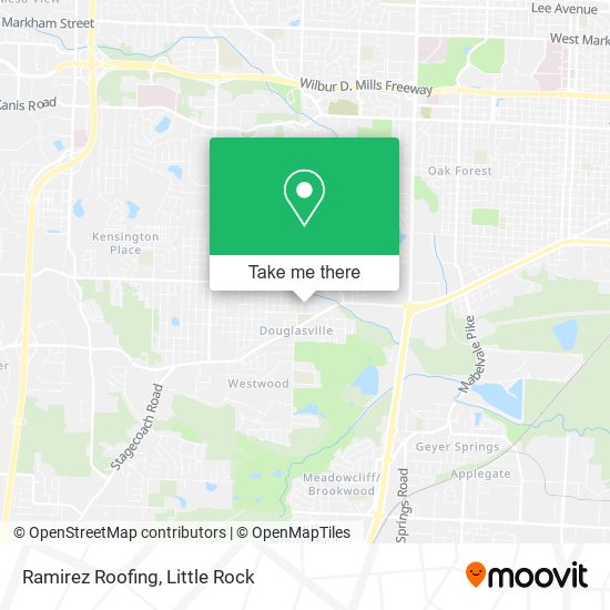 Ramirez Roofing map