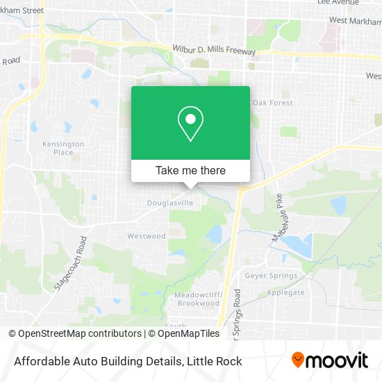 Affordable Auto Building Details map