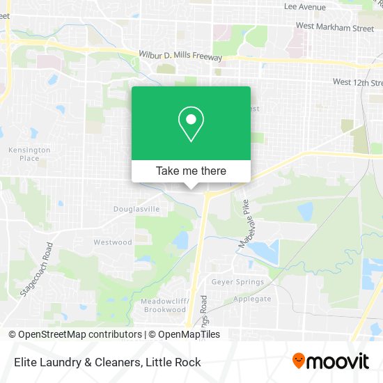 Elite Laundry & Cleaners map