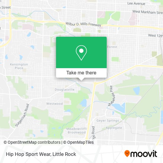 Hip Hop Sport Wear map