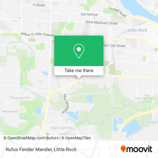 Rufus Fender Mender map