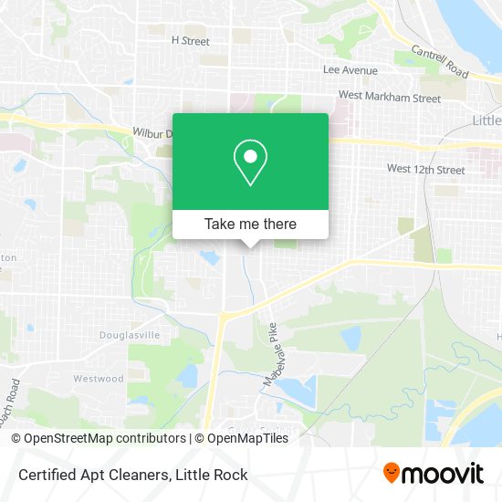 Certified Apt Cleaners map