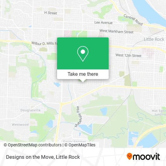 Mapa de Designs on the Move