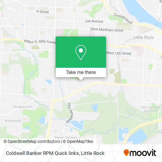 Coldwell Banker RPM Quick links map
