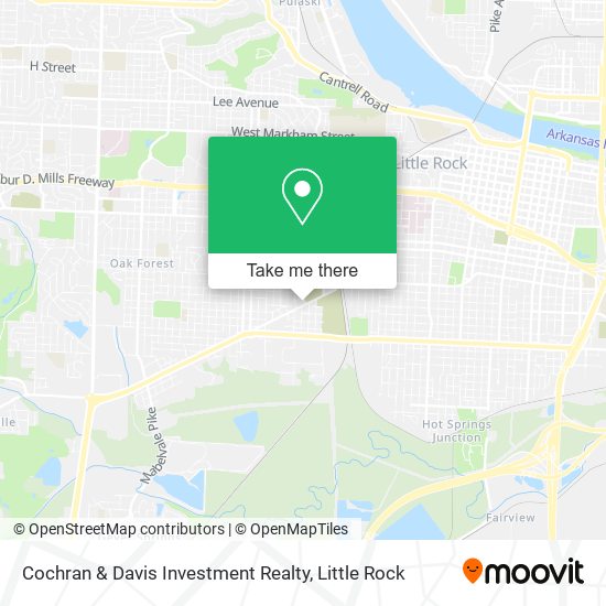 Mapa de Cochran & Davis Investment Realty