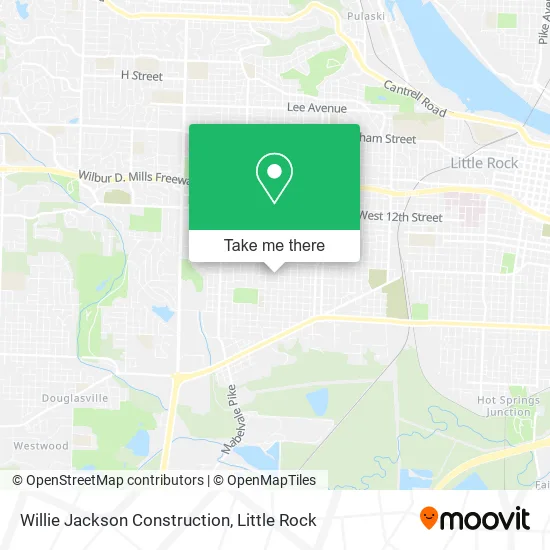 Willie Jackson Construction map