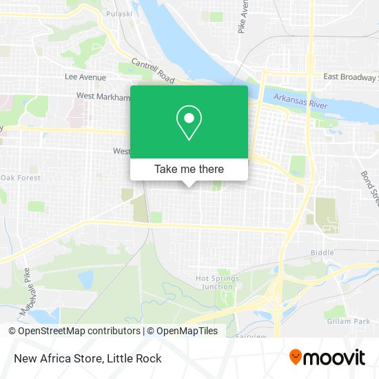 Mapa de New Africa Store