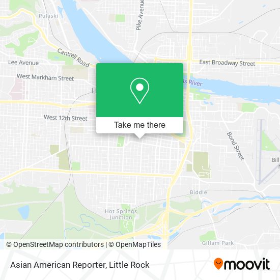 Asian American Reporter map