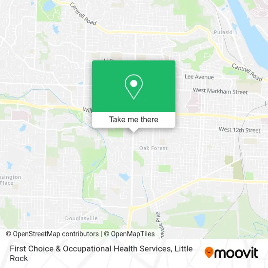 First Choice & Occupational Health Services map