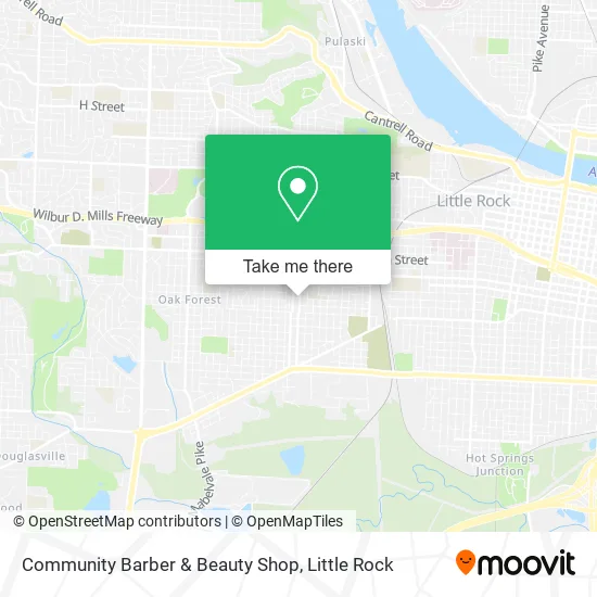 Community Barber & Beauty Shop map