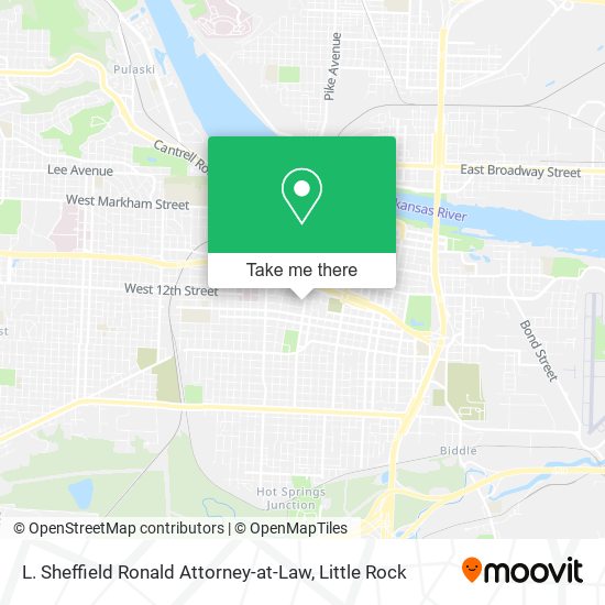 L. Sheffield Ronald Attorney-at-Law map