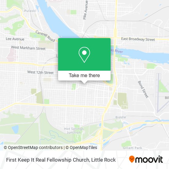 First Keep It Real Fellowship Church map