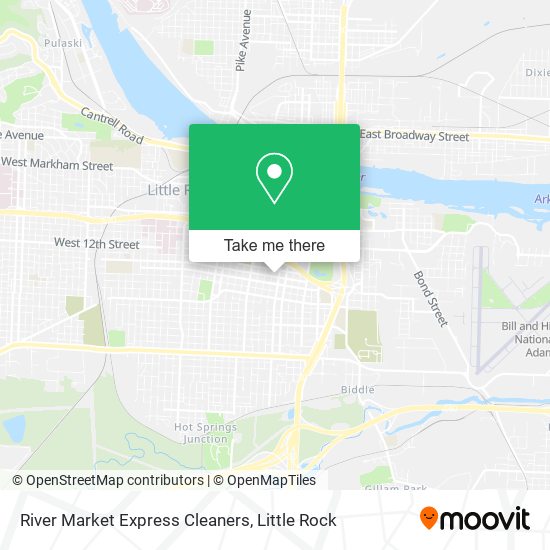 Mapa de River Market Express Cleaners