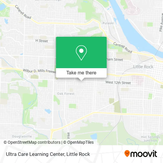 Ultra Care Learning Center map
