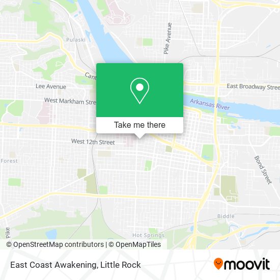 East Coast Awakening map