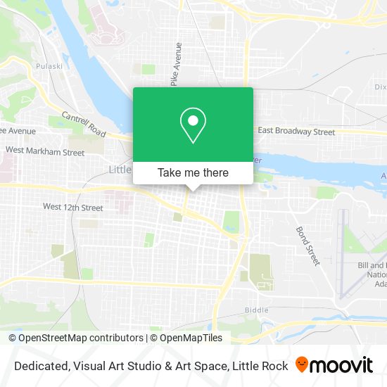 Dedicated, Visual Art Studio & Art Space map