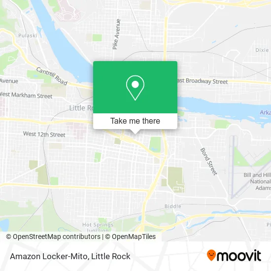 Amazon Locker-Mito map