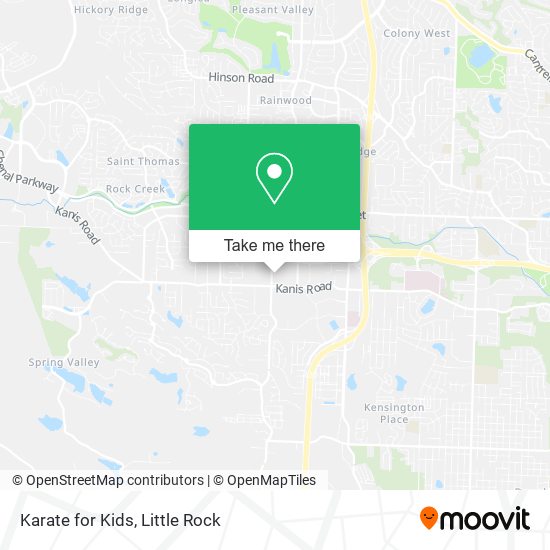 Karate for Kids map
