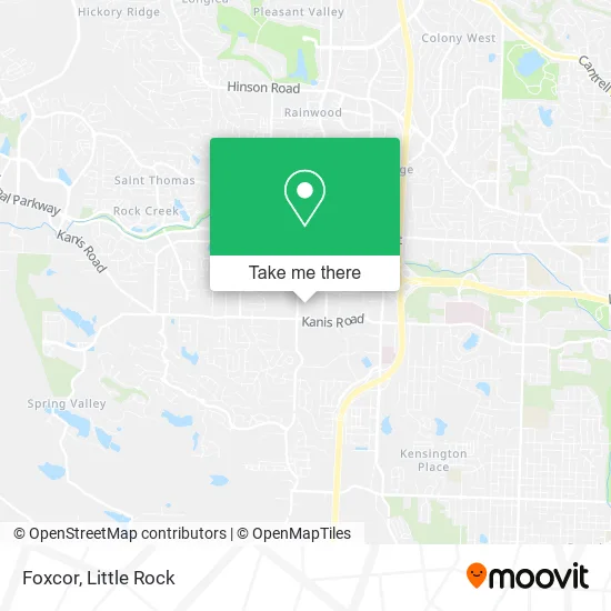 Foxcor map