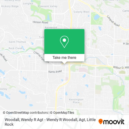Woodall, Wendy R Agt - Wendy R Woodall, Agt map