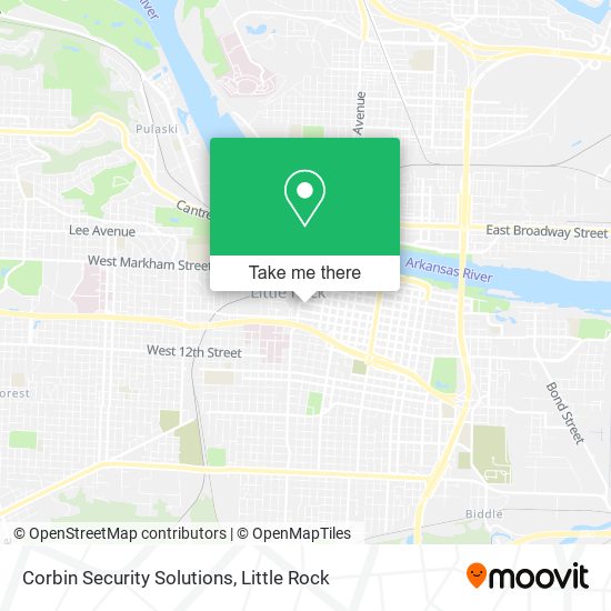 Mapa de Corbin Security Solutions