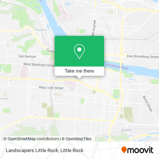 Mapa de Landscapers Little Rock