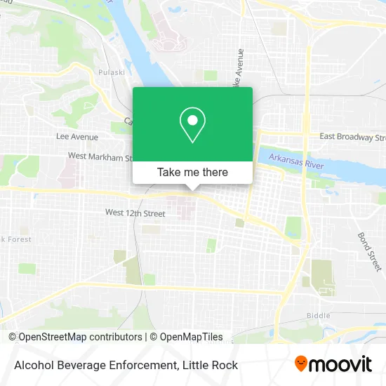 Alcohol Beverage Enforcement map