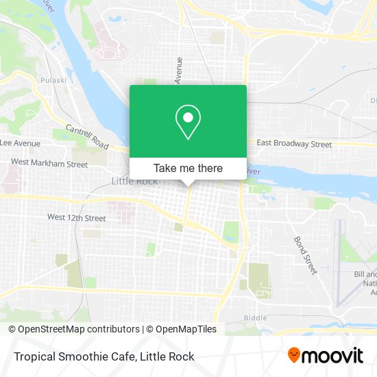 Mapa de Tropical Smoothie Cafe