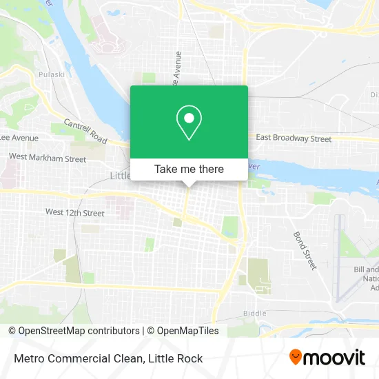 Metro Commercial Clean map