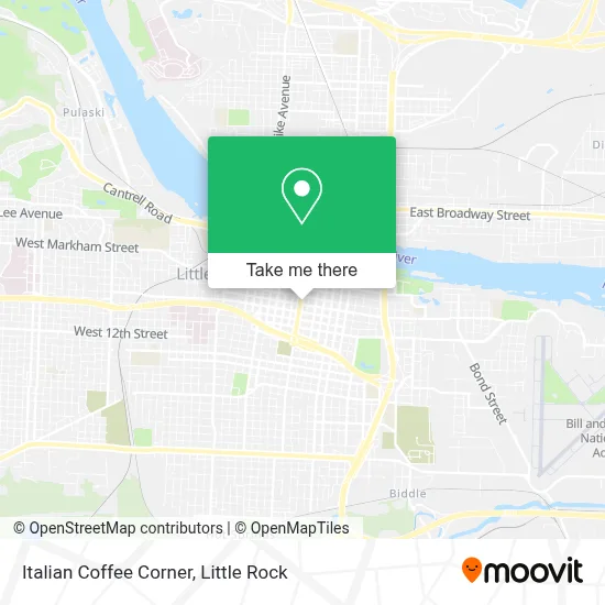Italian Coffee Corner map