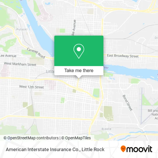 American Interstate Insurance Co. map