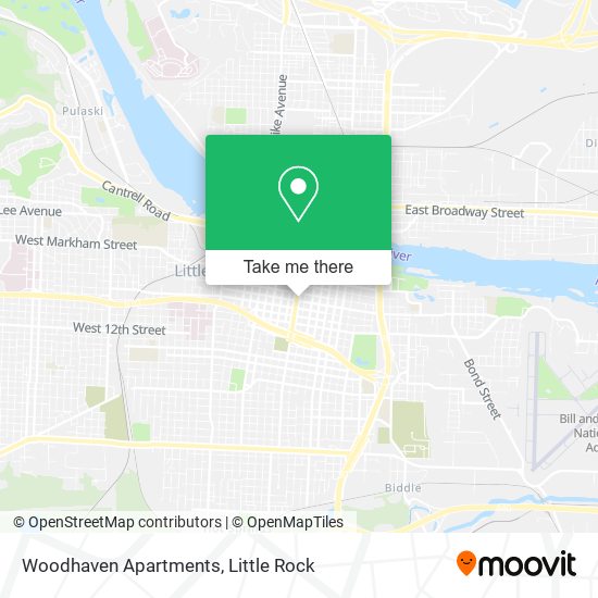 Woodhaven Apartments map