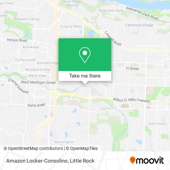 Mapa de Amazon Locker-Consolino