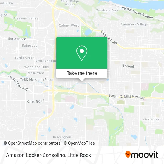 Amazon Locker-Consolino map
