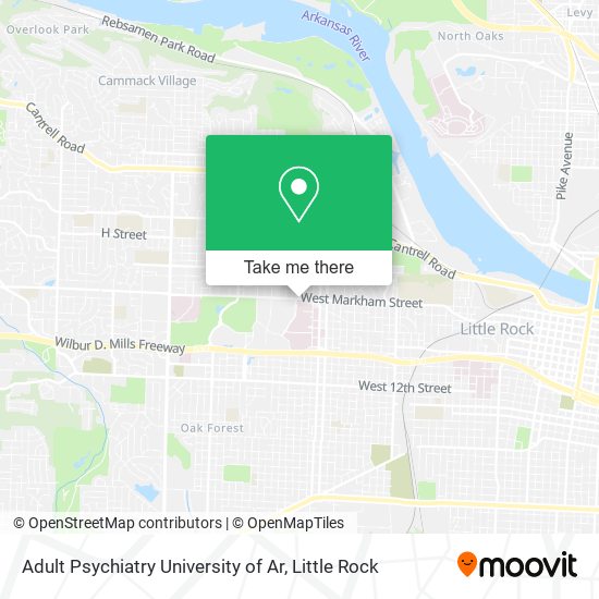 Mapa de Adult Psychiatry University of Ar