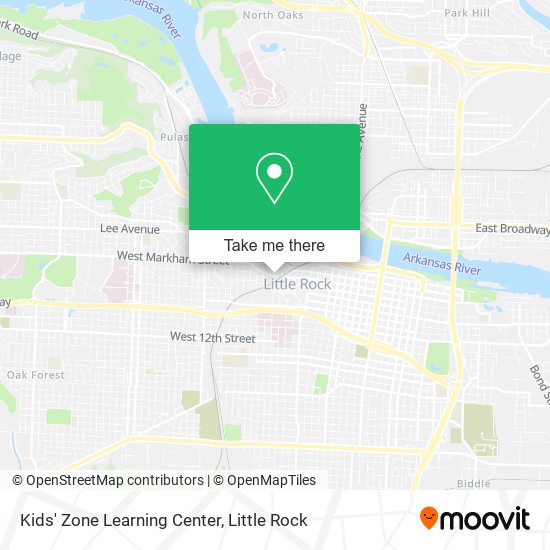 Mapa de Kids' Zone Learning Center