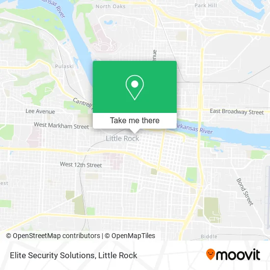 Elite Security Solutions map