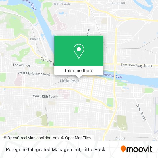 Mapa de Peregrine Integrated Management