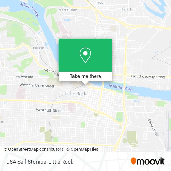 USA Self Storage map