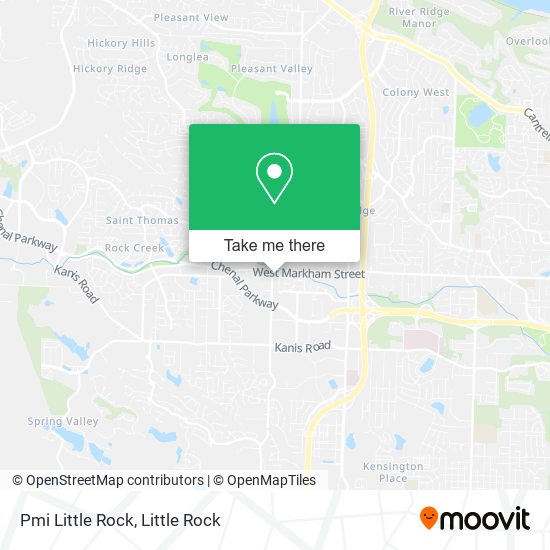 Mapa de Pmi Little Rock